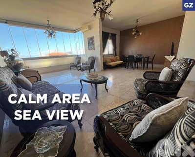 fully furnished, sea view, balcony, Ghadir/غدير  REF#GZ133297