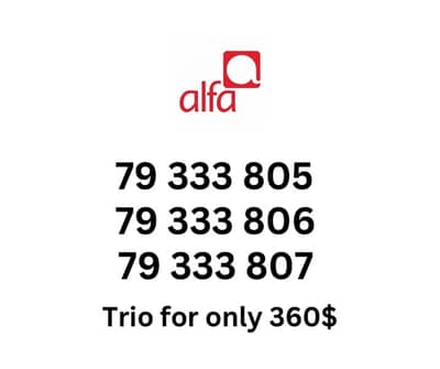 Alfa trio special sim card number