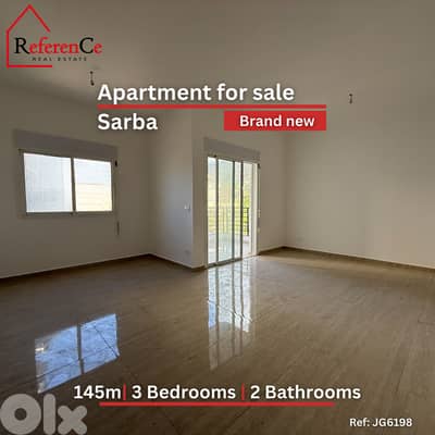 Brand new apartment in Sarba for sale بناء جديد شقة في صربا للبيع