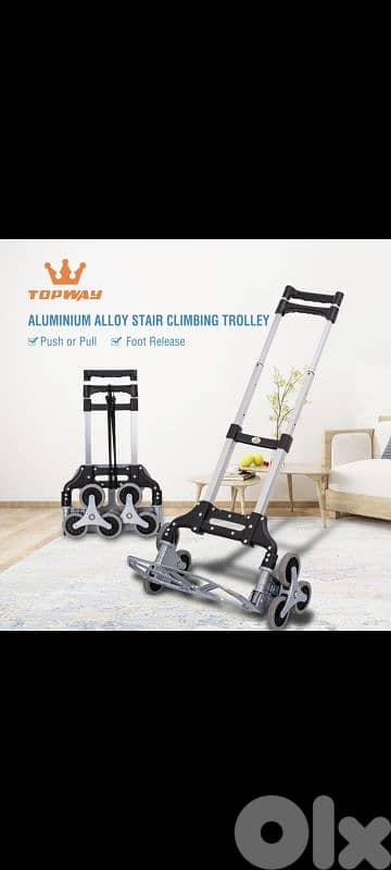 aluminium hand trolley