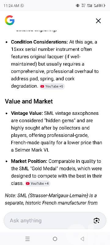 1957 SML tenor saxophone 6