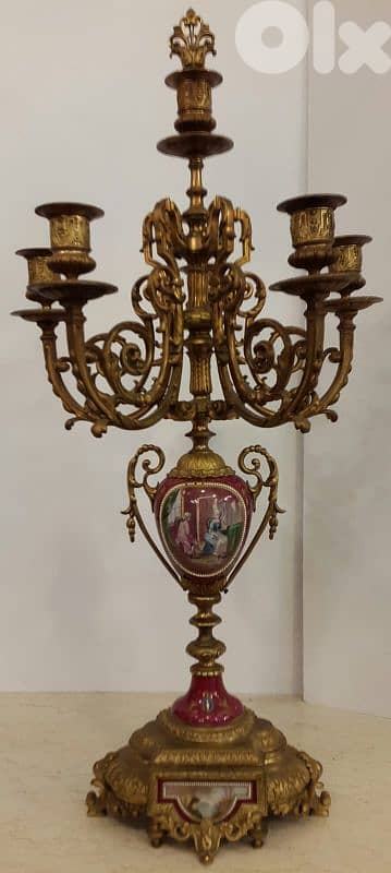شمعدان أنتيك فرنسي – Louis XV Style (19th Century)