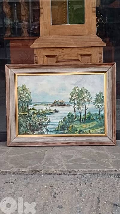 لوحة رسم زيتي اوروبية