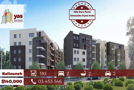 Ballouneh 110m2 | Luxury Project | PAYMENT FACILITIES | CATCH |