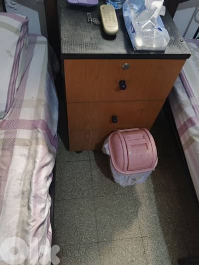 غرفة نوم وغرفة جلوس