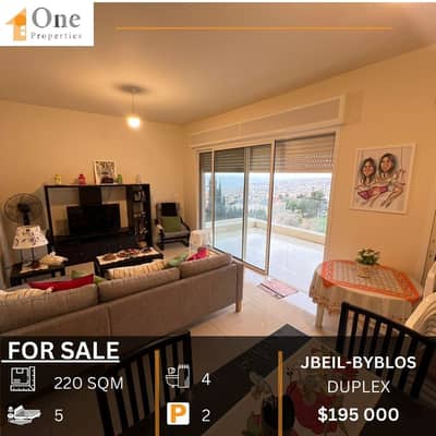 DUPLEX APARTMENT FOR SALE IN JBEIL