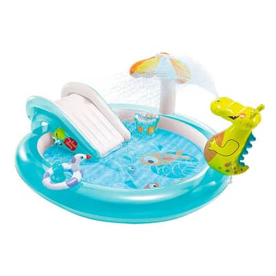 Intex Gator Inflatable Play Center With Slide - جاتور مركز لعب