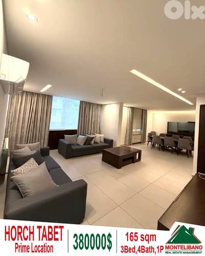 165 sqm Apartment For Sale in Horch Tabet حرش تابت