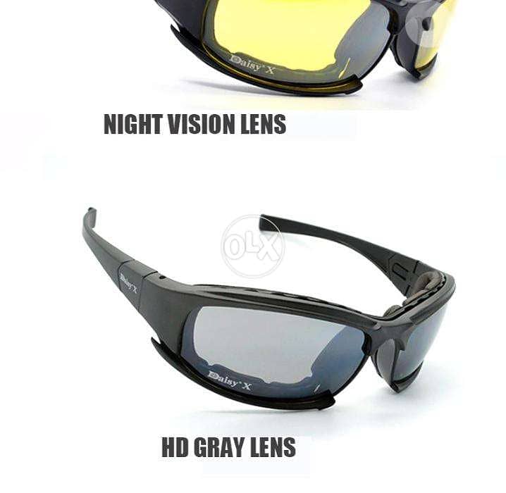 ORIGINAL Daisy X7 polarized sunglasses military Tactical Goggles men 10