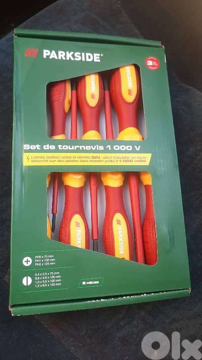 screwdrivers 8pcs parkside