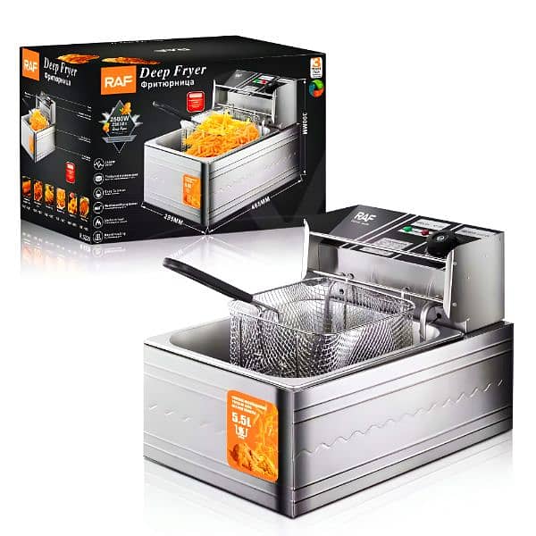 deep fryer electric RAF stainless (home use) 1