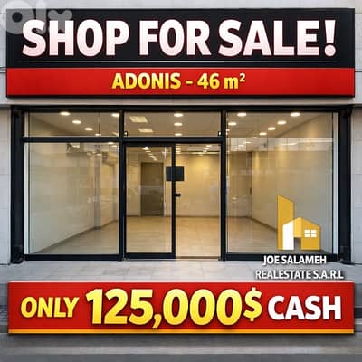 Shop for sale in Adonis Active Street Great Investment/أدونيس