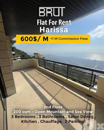 furnished 200 sqm Apartment for Rent in Harissa