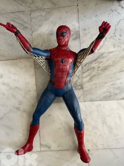 spiderman figure with sensors and speaker