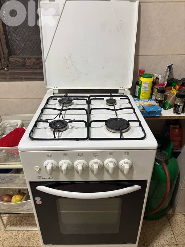 Used oven + Gas + Gas Jar 1