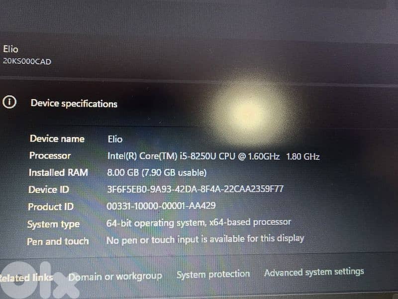 Laptop Lenovo thinkpad 2
