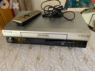 vintage Panasonic video cassette recorder