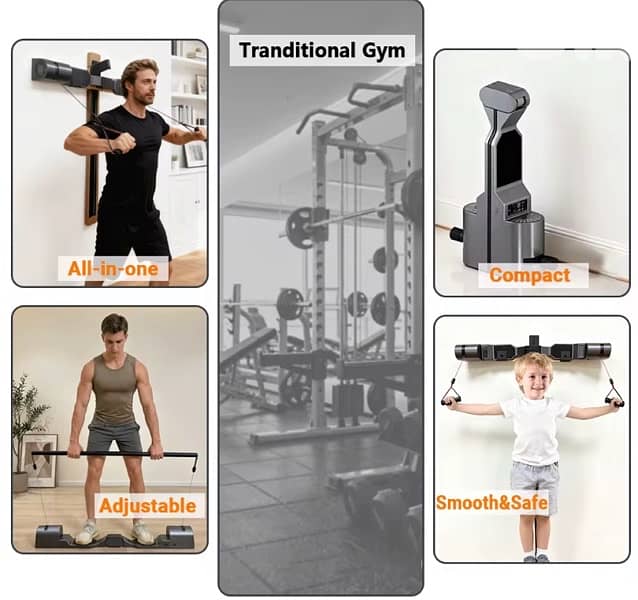 Smart & Foldable All-in-One gym 1