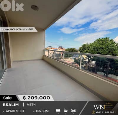 Stunning 155 SQM Apartment for SALE in Bsalim!