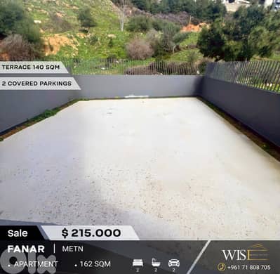 162 SQM Brand New Apartment for SALE in Fanar!