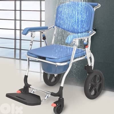 Commode + Shower chair + transfer كرسي كومود واستحمام ونقل