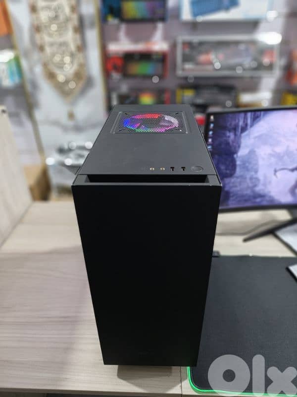 Gaming Computer Case Pure Black 3