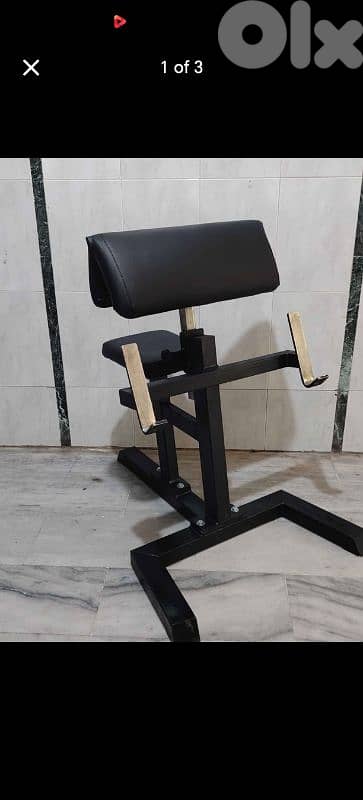 bench biceps adjustable made germany heavy duty gym fitness