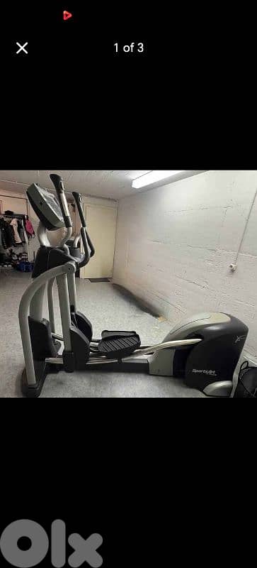 elliptical SportsArt E870 made in Germany heavy duty gym fitness