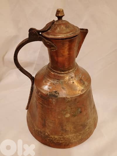 إبريق عثماني قديم نحاس أحمر
