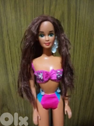 SUN JEWEL TERESA Rare Mattel great doll 1993 +Bikini swimwear+shoes=36