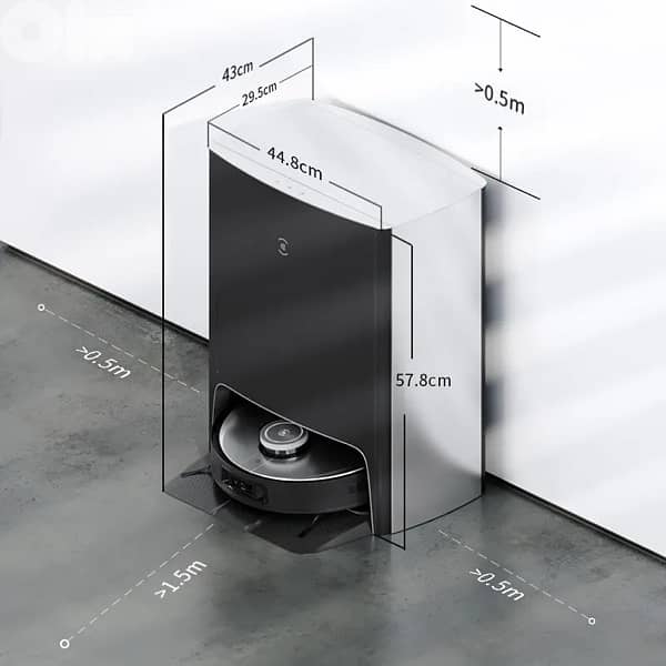 Ecovacs Debot X1 OMNI Auto-empty &Mop vacuum robot AI 2