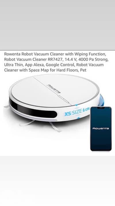 Rowenta Explorer Serie 60 robot vacuum cleaner.