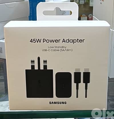 Samsung 45W pd power adapter 3pin with cable