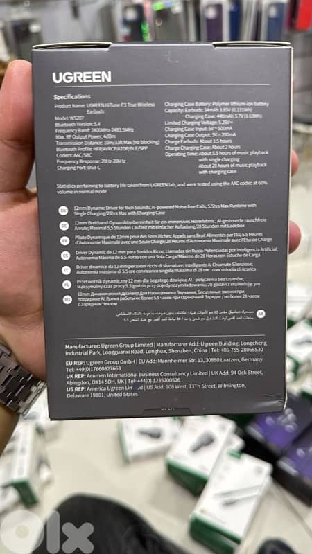 Ugreen Hitune p3 wireless earbuds white 1