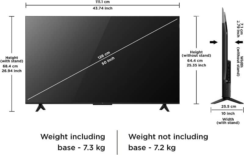 Headline: TCL 50" QLED Google TV - Vibrant Color & Smart Performance 3