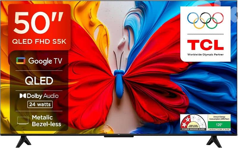 Headline: TCL 50" QLED Google TV - Vibrant Color & Smart Performance 7