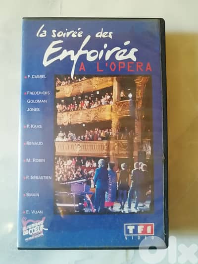 VHS - Les Enfoirés – La Soirée Des Enfoirés À L'Opéra
