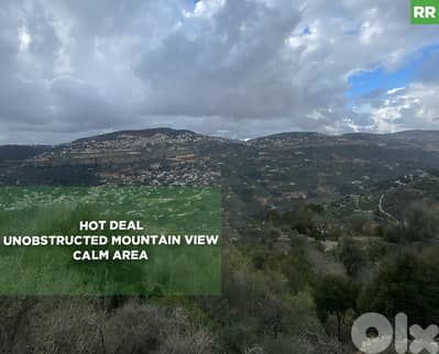 60$/ sqm, 20/40 zoning, Mountain View,aley,Chartoun/شرتون REF#RR133344