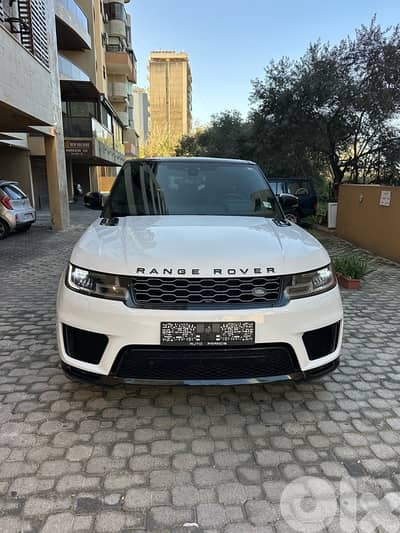 Range Rover Sport V6 HSE 2019 white on black (clean carfax)