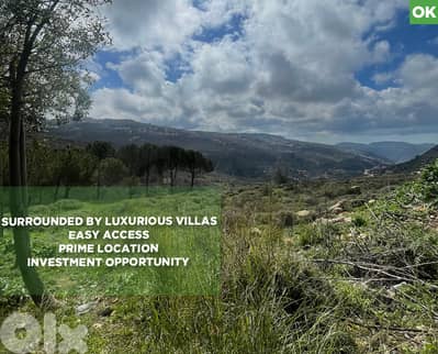 Prime Location,Surrounded by Villas, bhamdoun/بحمدون  REF#OK133356