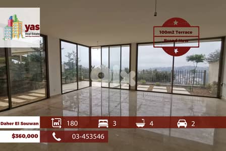 Daher El Souwan 180m2 | 100m2 Garden/Terrace | Brand New | JM/TYT