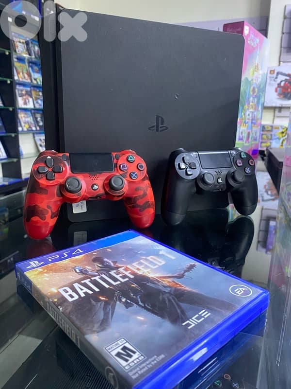 Ps4 Slim 500 Gb 2 Controller 1 Game 1