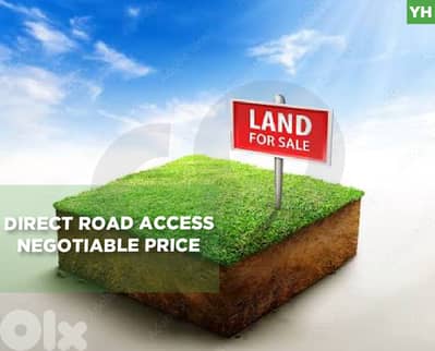 Direct Road access, Negotiable price,hsoun, jbeil/حصون REF#YH133341