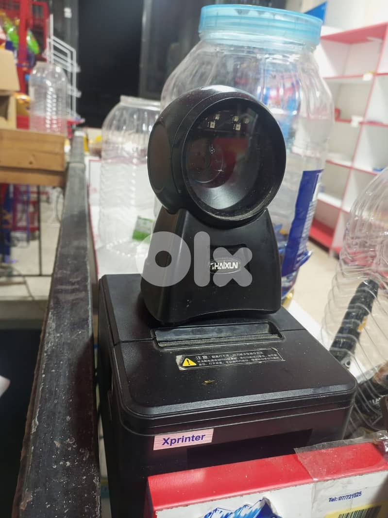 Cash Drawer & Receipt Printer & Barcode Reader & Computer POS System 1