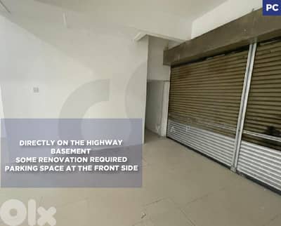 Directly on the highway ,commercial space,Zgharta/ زغرتا REF#PC133324