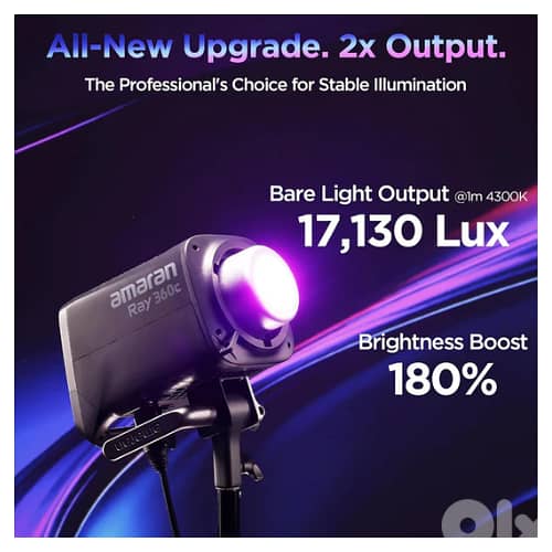 Amaran Ray 360c RGB LED Monolight 3