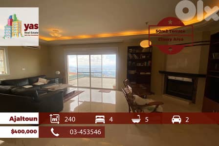 Ajaltoun 200m2 | 40m2 Terrace | Classy Area | Prime Location | CHJ