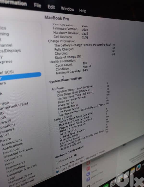 Macbook pro M1 2020 16gb 512ssd 4