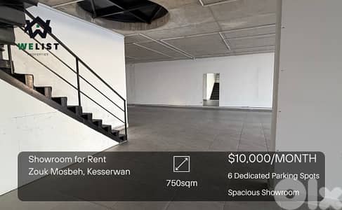 Showroom for rent in Zouk Mosbeh صالة عرض للإيجار في منطقة زوق مصبح