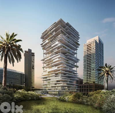 SEXY APT IN BEIRUT TERRACES DOWNTOWN WITH SEA VIEW & TERRACE (AC-1356)